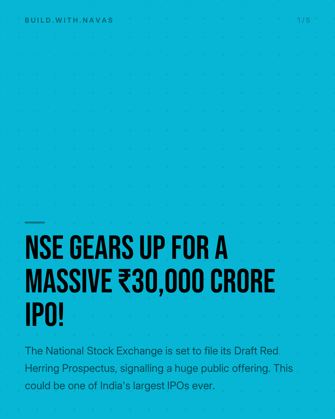 NSE Gears Up for a Massive ₹30,000 Crore IPO!