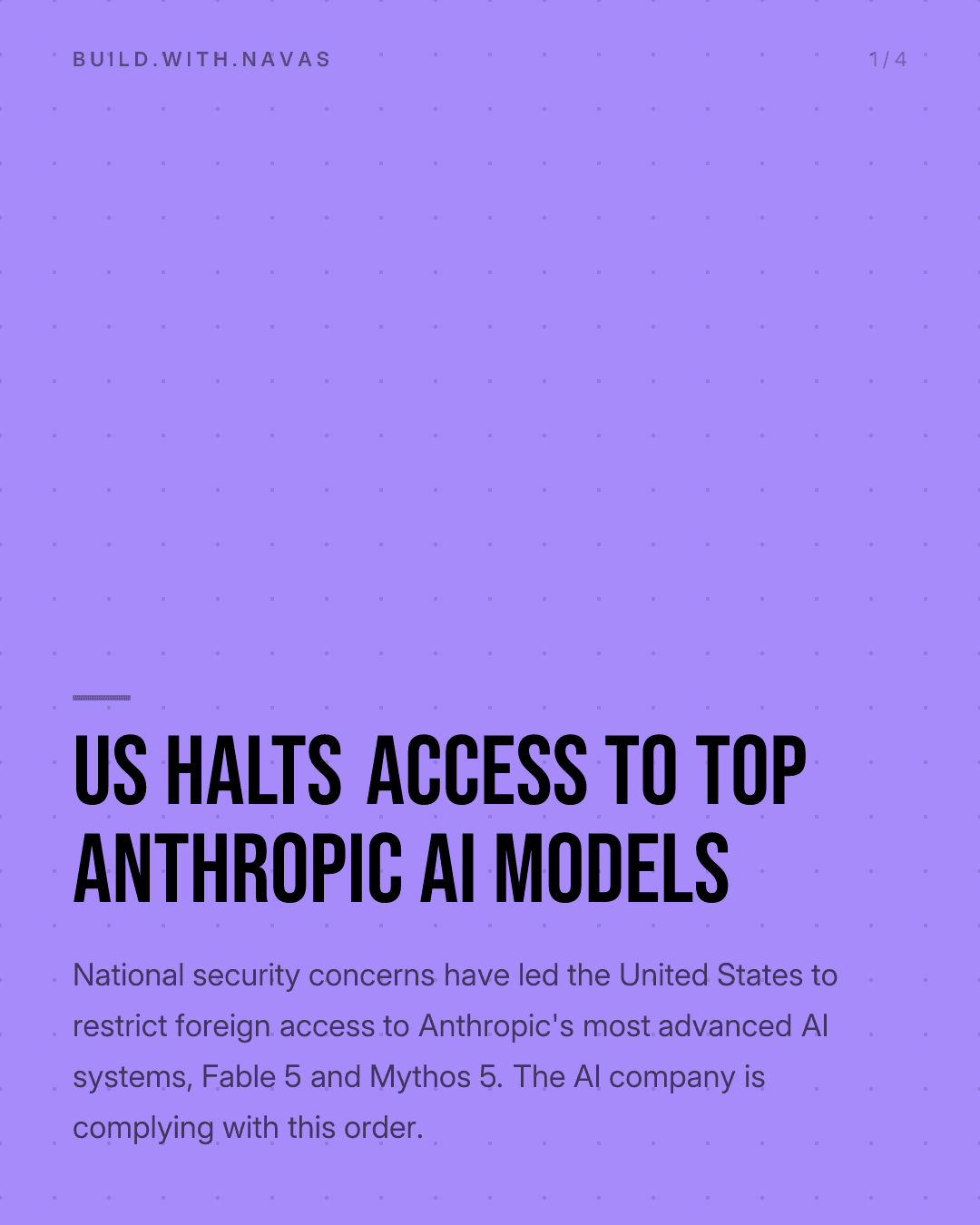 US Halts Access to Top Anthropic AI Models