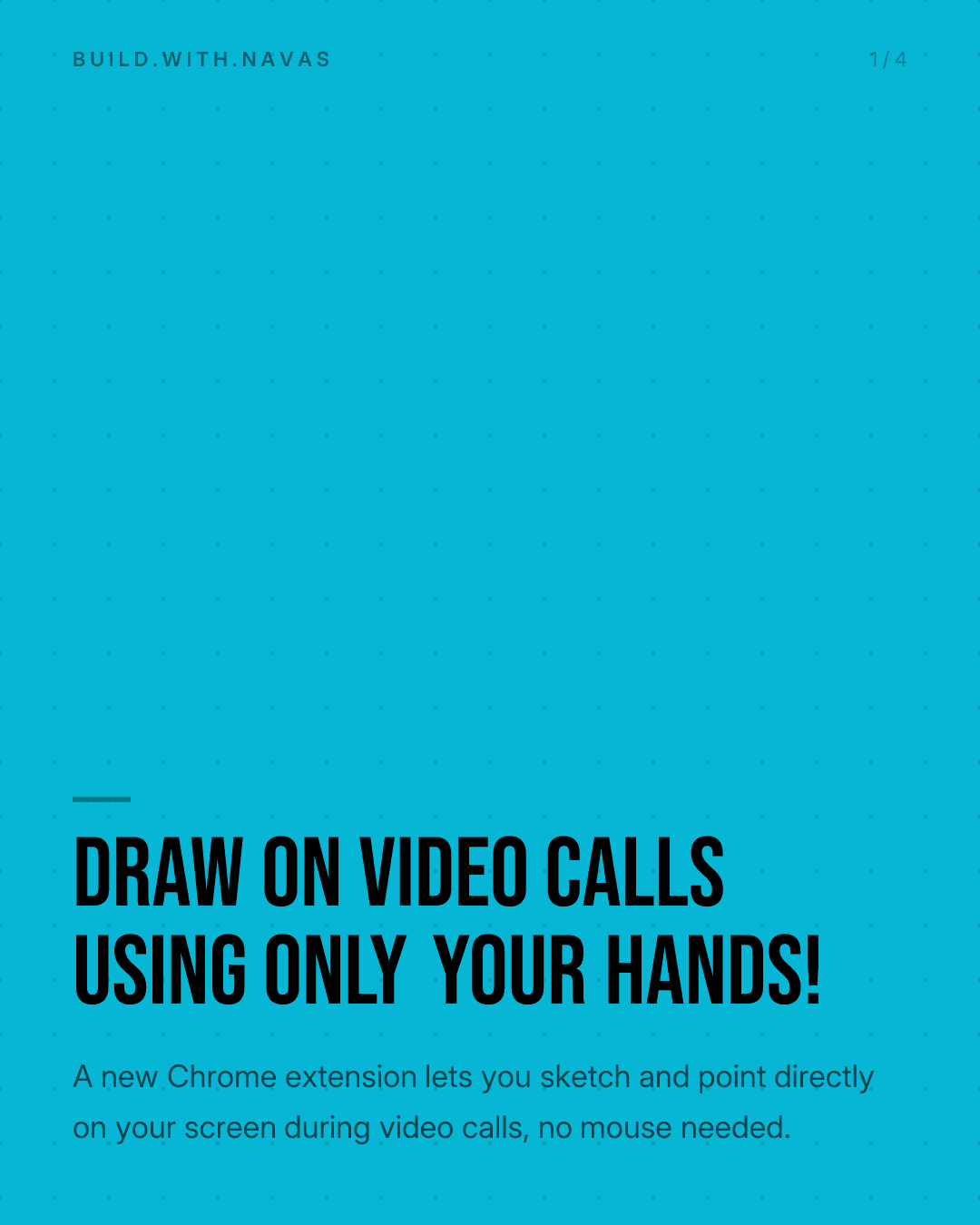 Draw on Video Calls Using Only Your Hands!