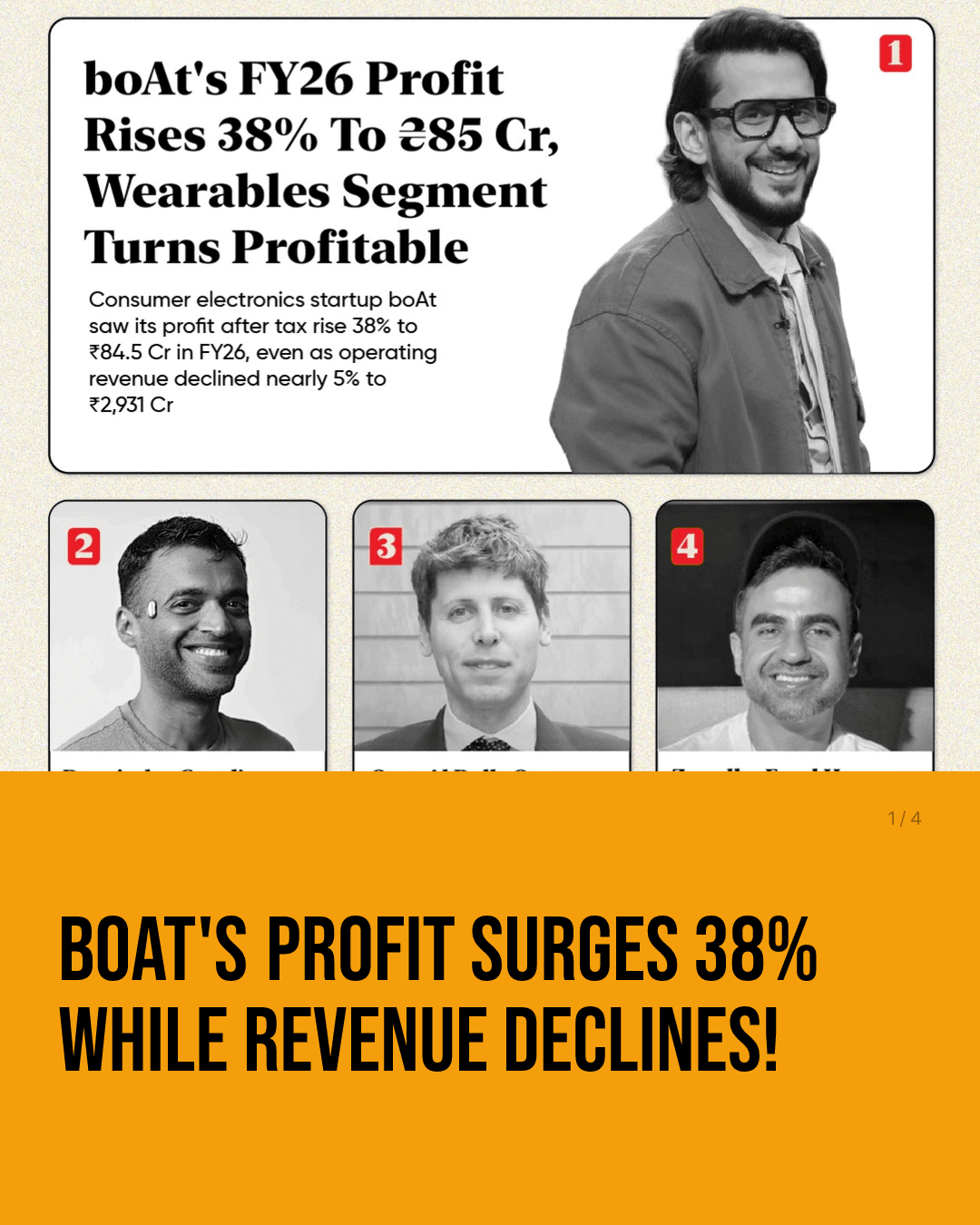 boAt's Profit Surges 38% While Revenue Declines!