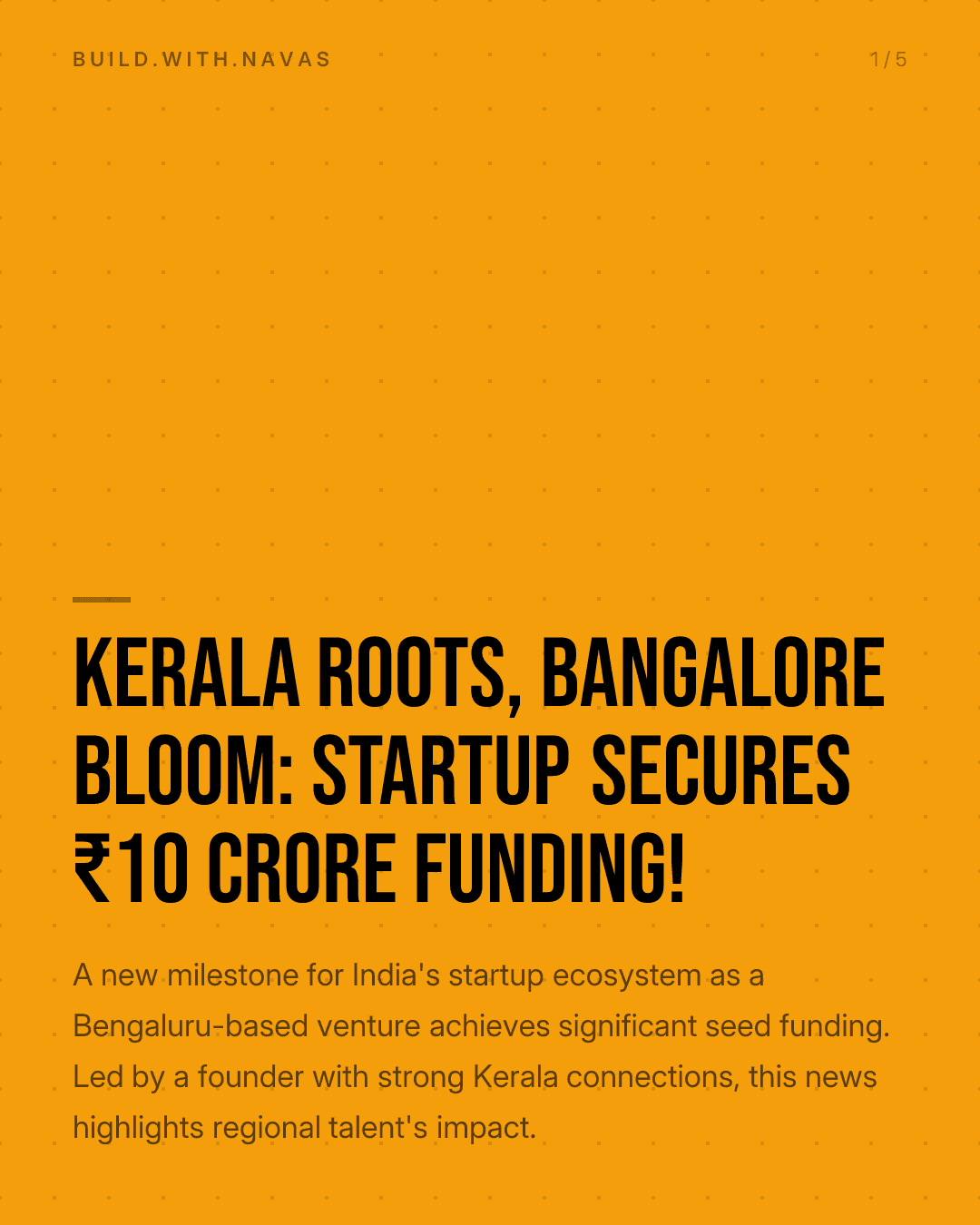 Kerala Roots, Bangalore Bloom: Startup Secures ₹10 Crore Funding!