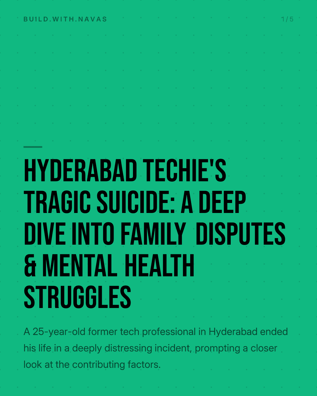 Hyderabad Techie's Tragic Suicide: A Deep Dive into Family Disputes & Mental Health Struggles