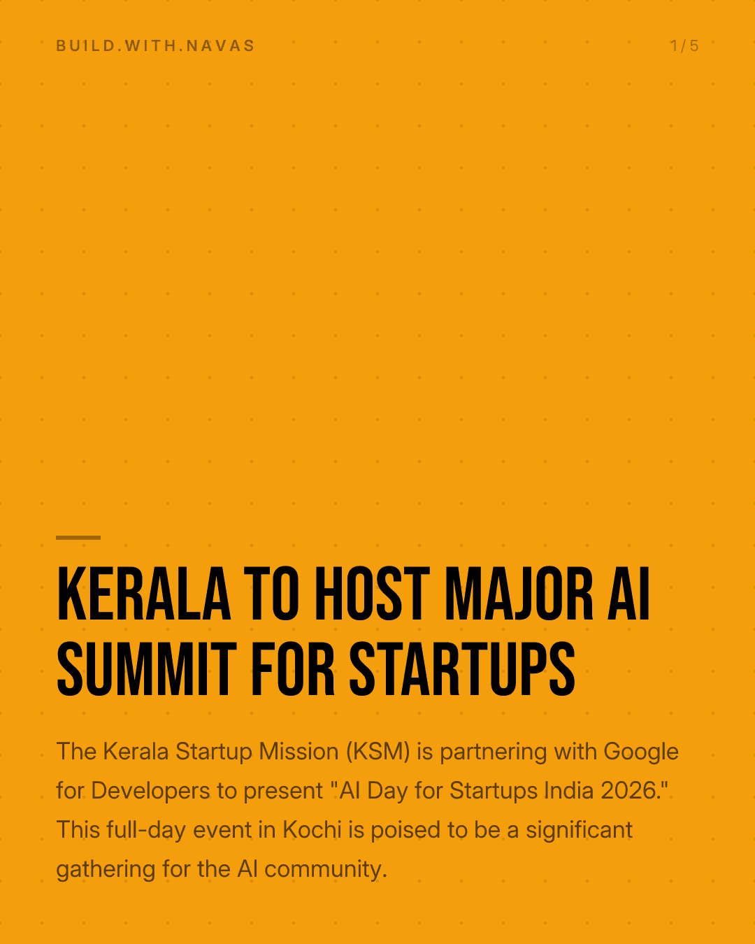 Kerala to Host Major AI Summit for Startups