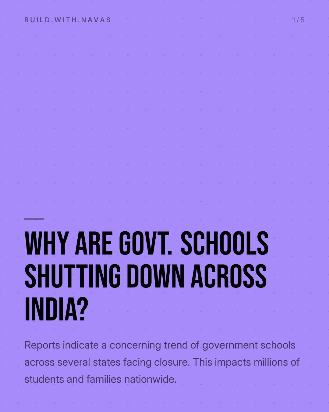Why Are Govt. Schools Shutting Down Across India?