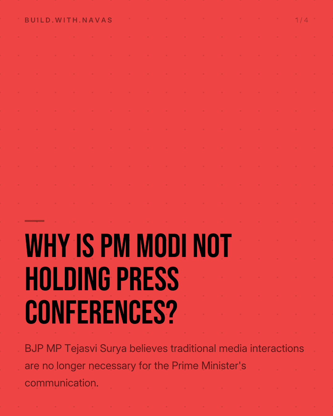 Why is PM Modi Not Holding Press Conferences?