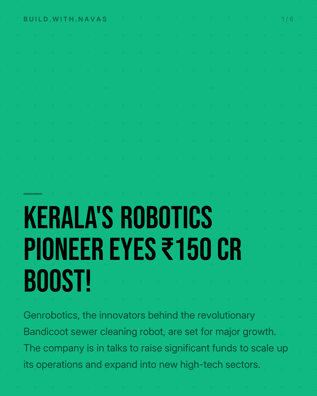 Kerala's Robotics Pioneer Eyes ₹150 Cr Boost!