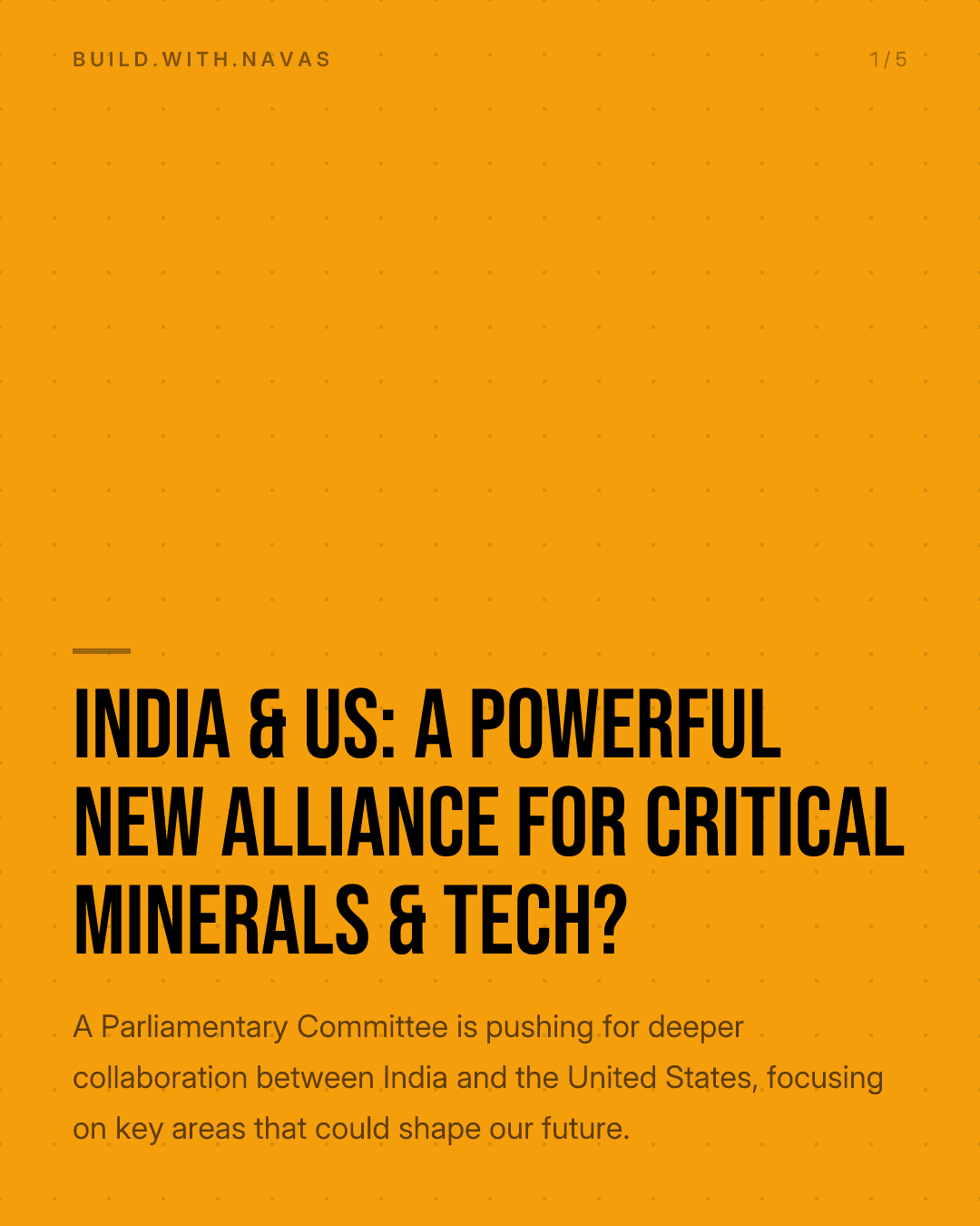 India & US: A Powerful New Alliance for Critical Minerals & Tech?