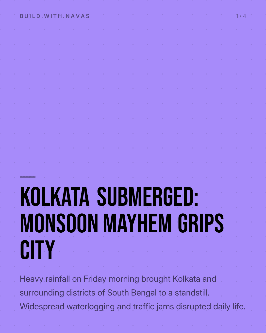 Kolkata Submerged: Monsoon Mayhem Grips City