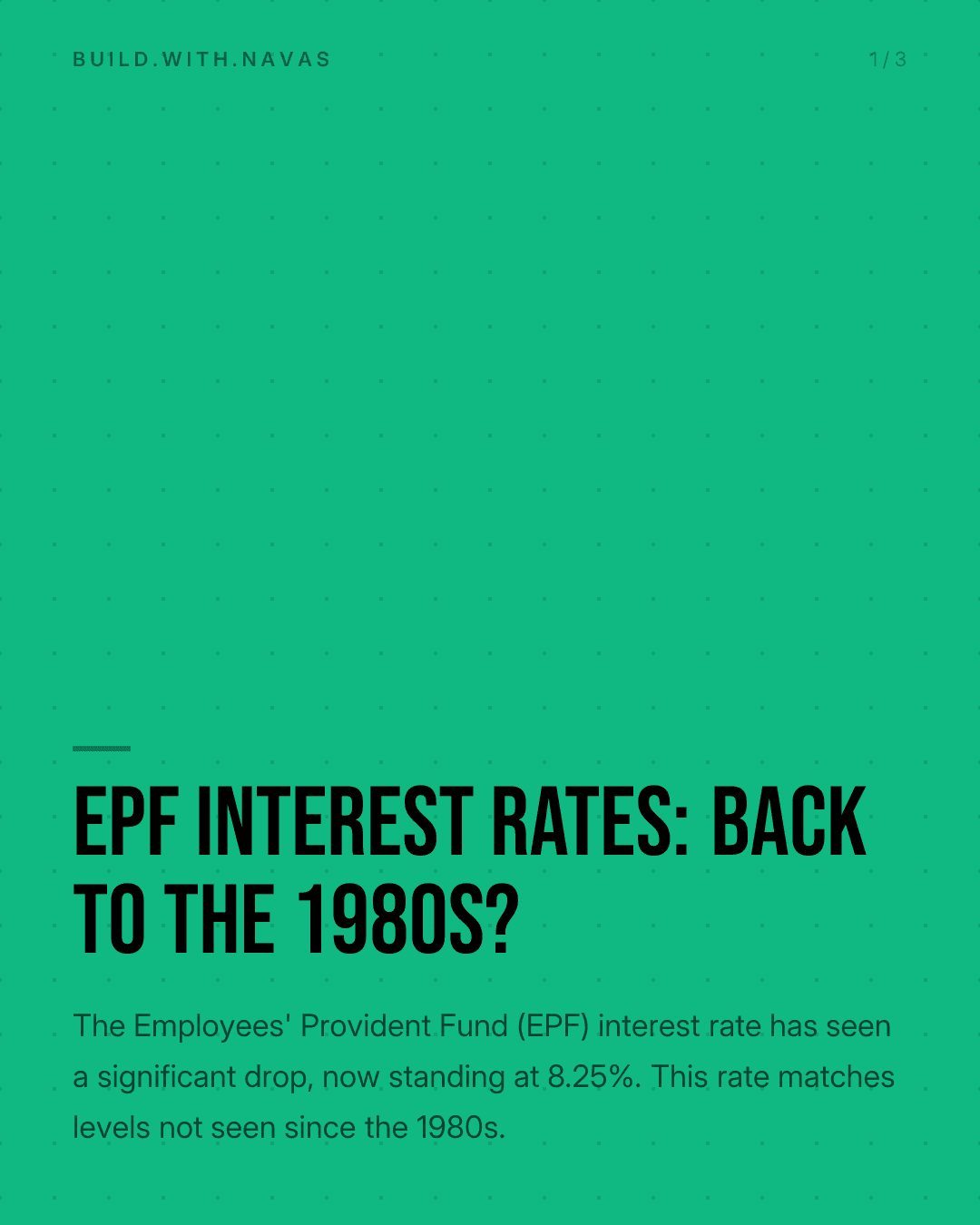 EPF Interest Rates: Back to the 1980s?