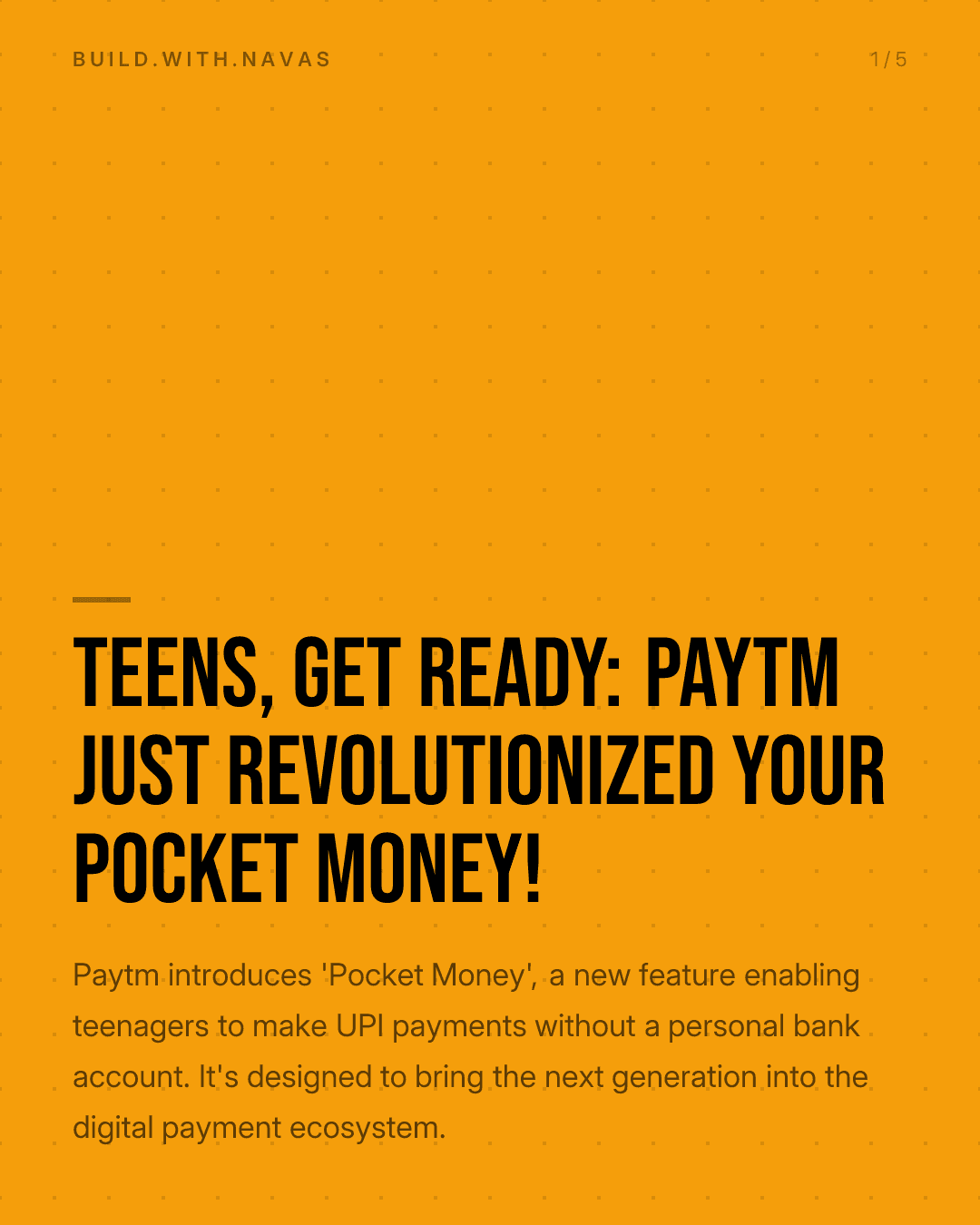 Teens, Get Ready: Paytm Just Revolutionized Your Pocket Money!