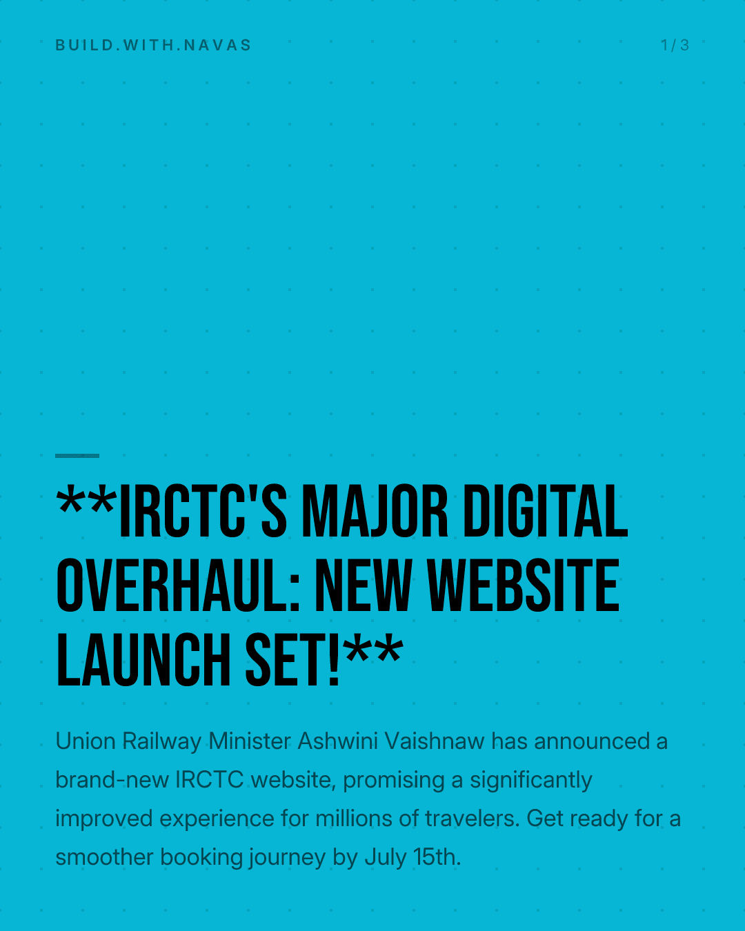 **IRCTC's Major Digital Overhaul: New Website Launch Set!**