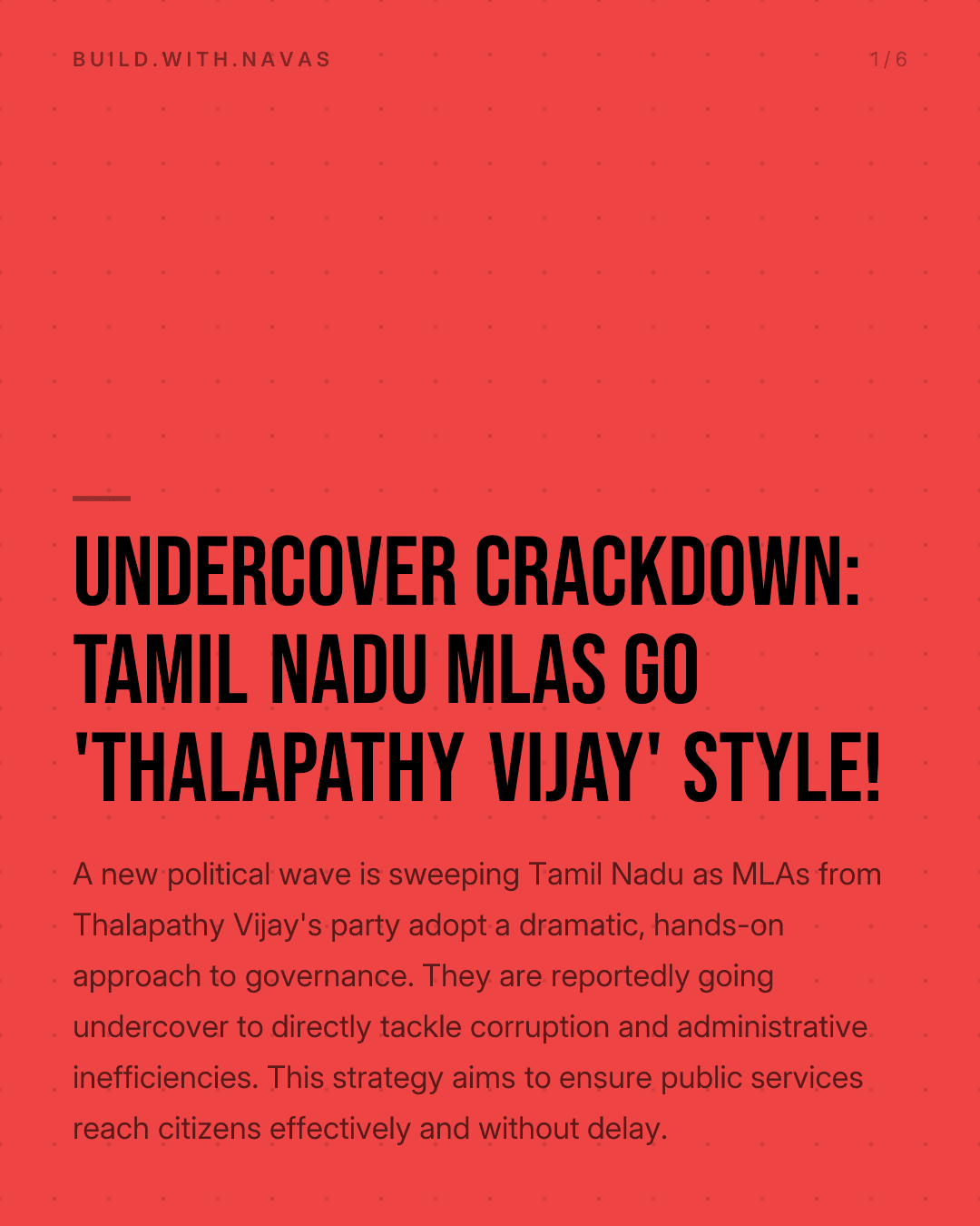 Undercover Crackdown: Tamil Nadu MLAs Go 'Thalapathy Vijay' Style!