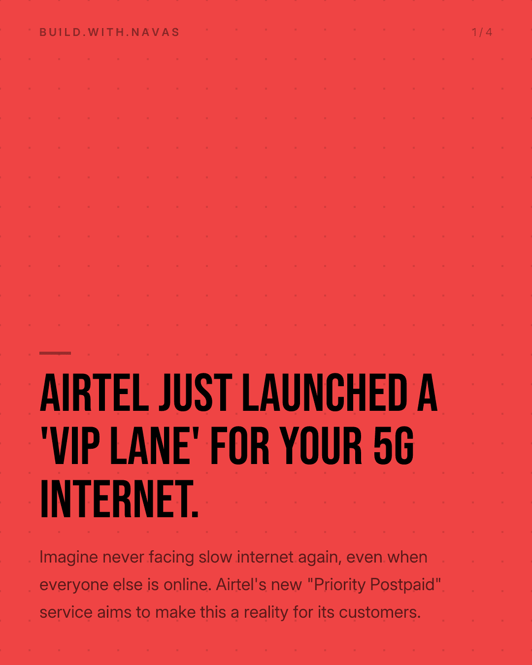Airtel just launched a 'VIP lane' for your 5G internet.