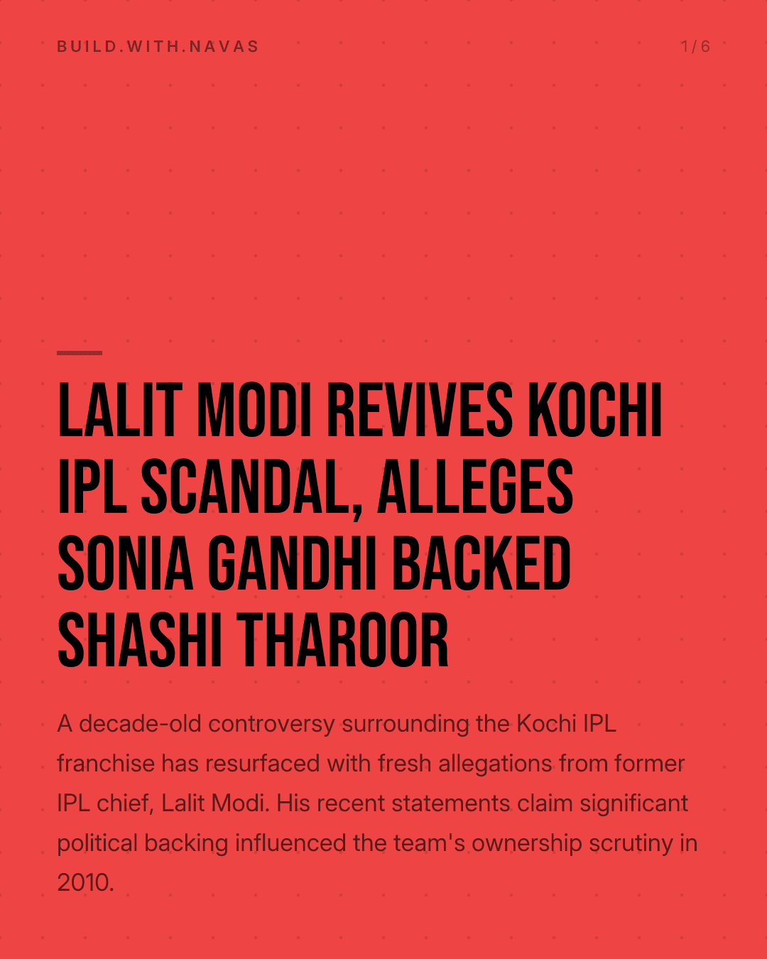 Lalit Modi Revives Kochi IPL Scandal, Alleges Sonia Gandhi Backed Shashi Tharoor