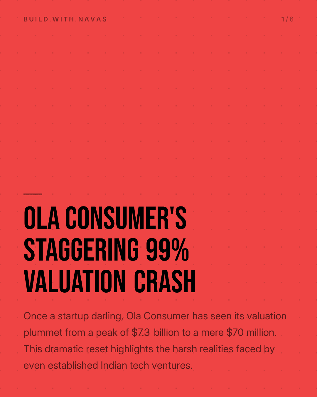 Ola Consumer's Staggering 99% Valuation Crash