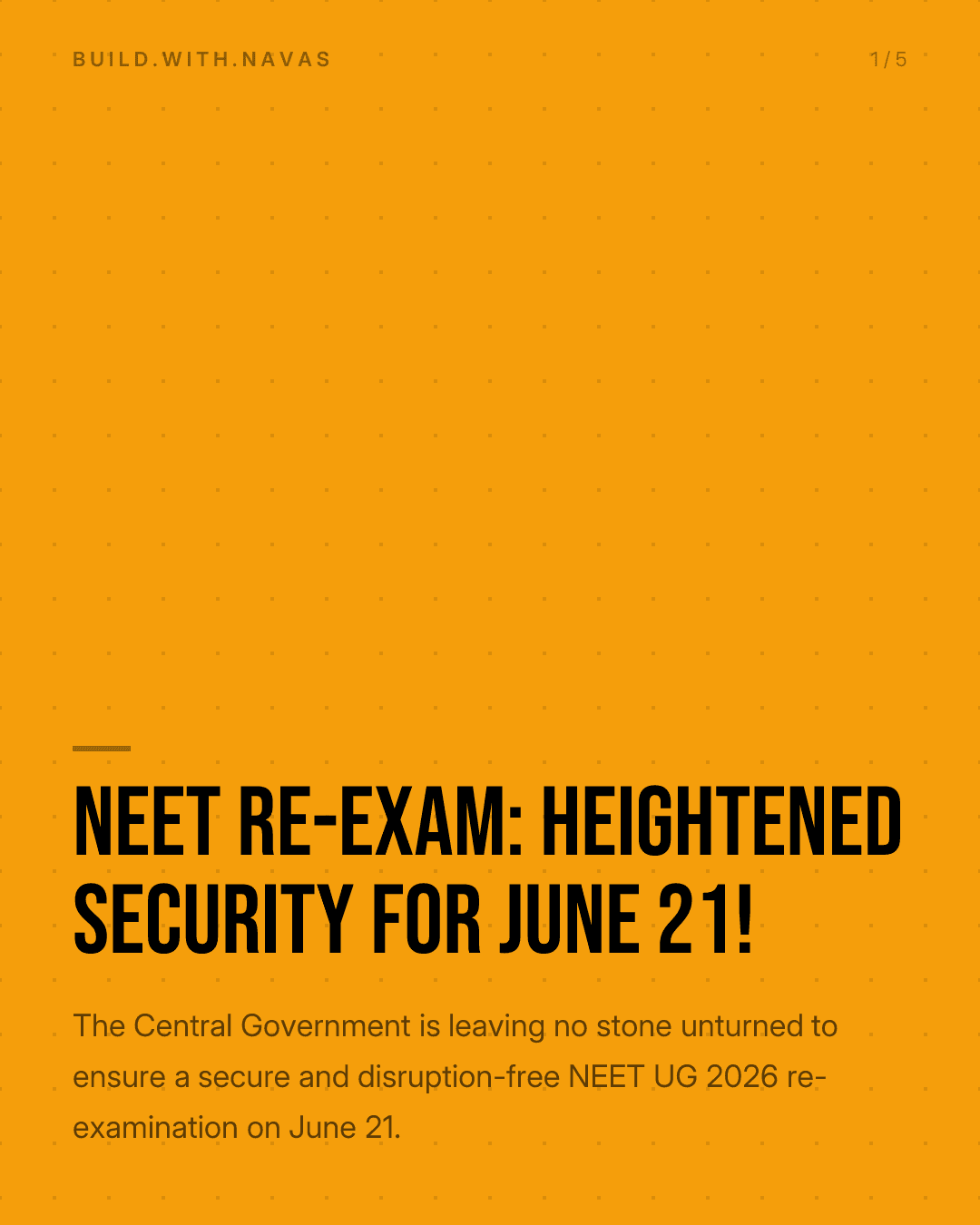 NEET Re-Exam: Heightened Security for June 21!