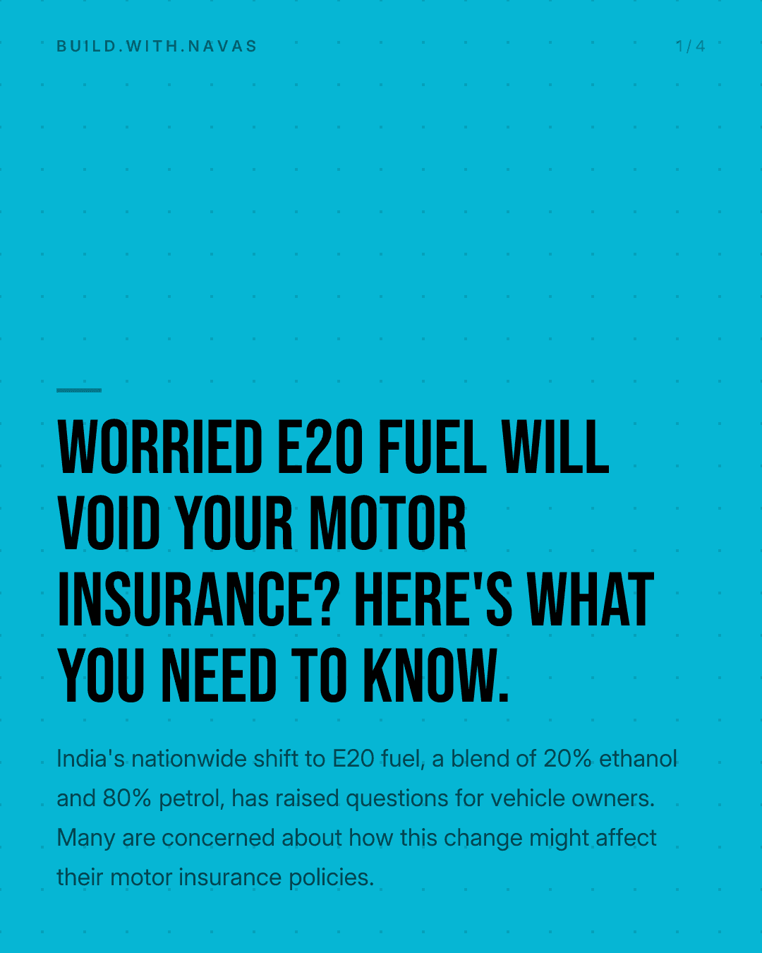 Worried E20 Fuel Will Void Your Motor Insurance? Here's What You Need to Know.