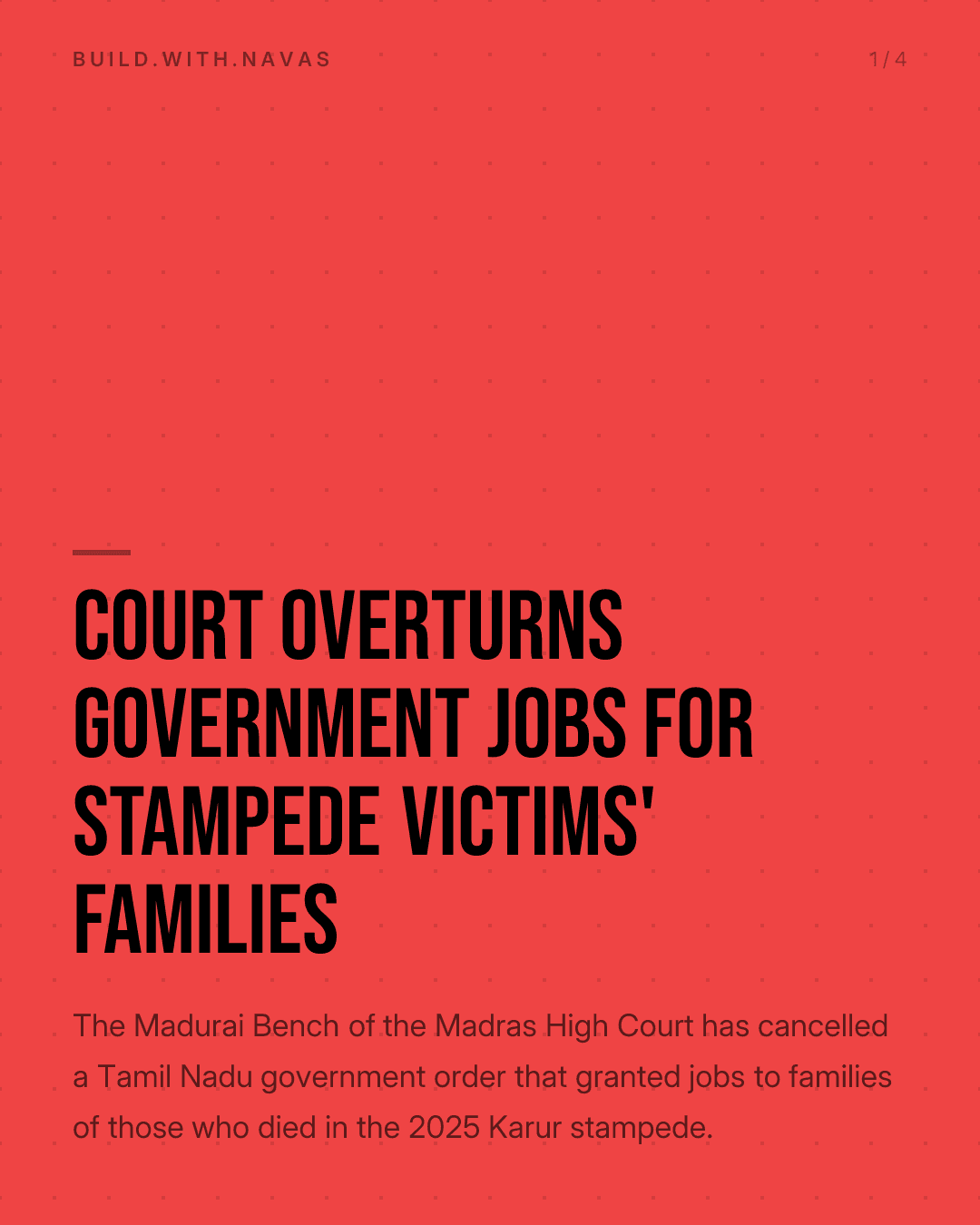 Court Overturns Government Jobs for Stampede Victims' Families