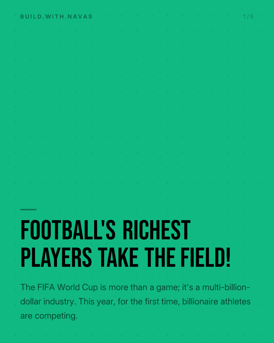 Football's Richest Players Take the Field!