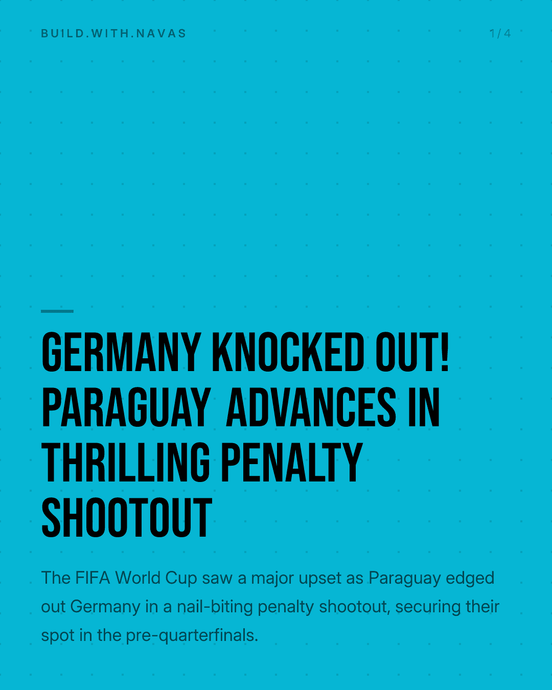 Germany Knocked Out! Paraguay Advances in Thrilling Penalty Shootout