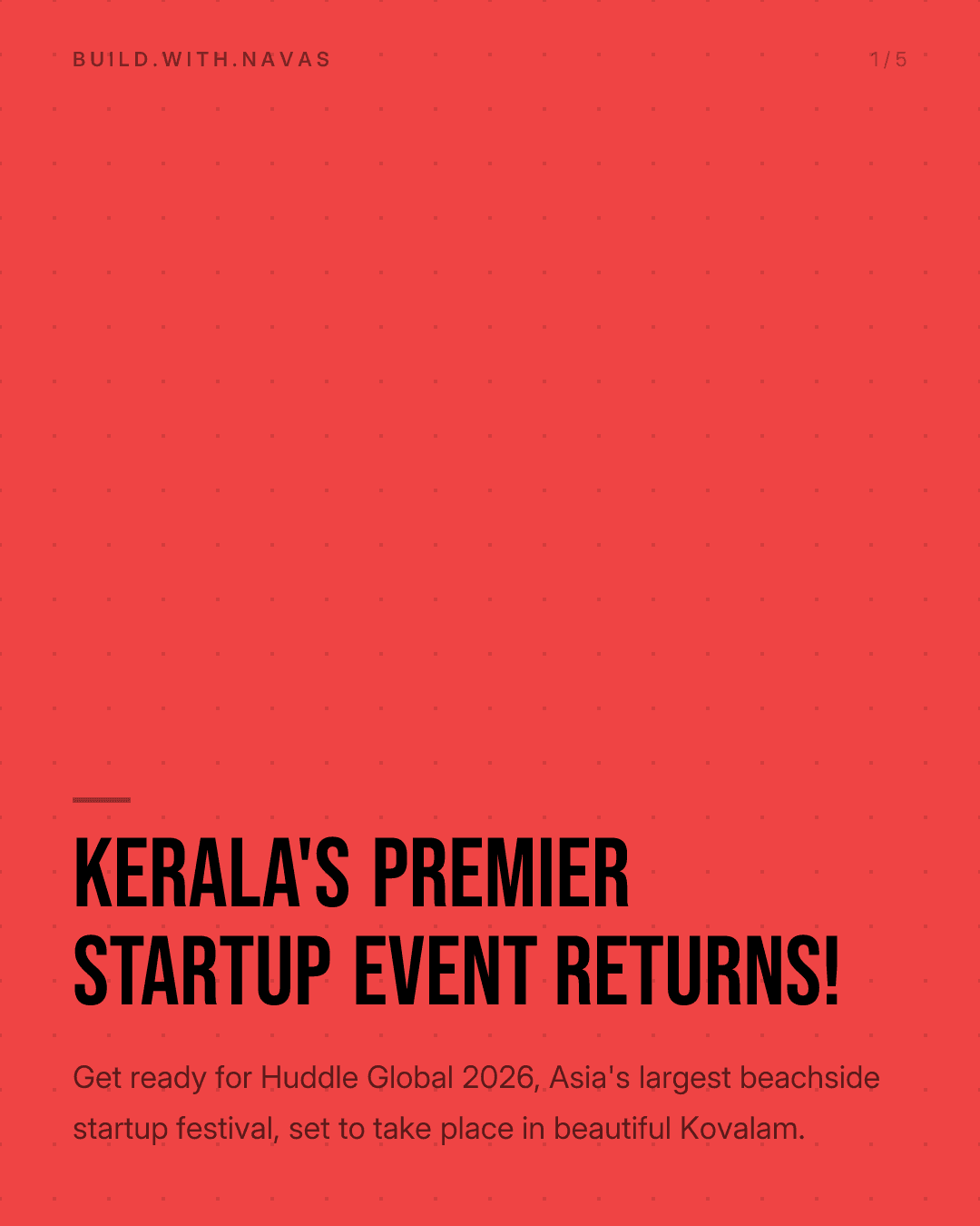 Kerala's Premier Startup Event Returns!
