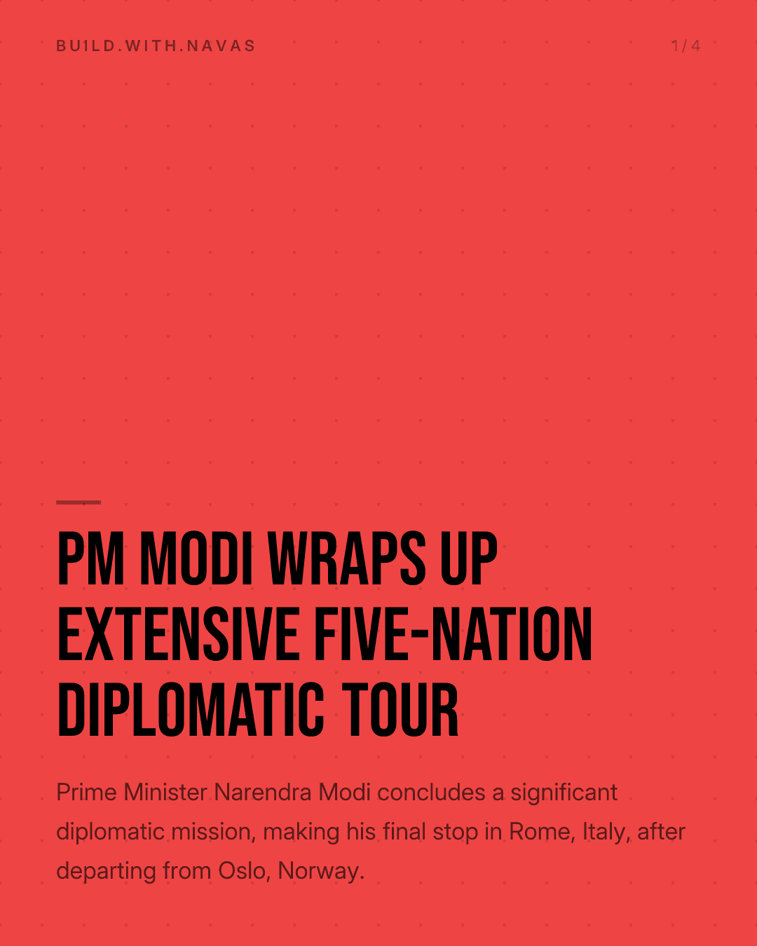 PM Modi Wraps Up Extensive Five-Nation Diplomatic Tour
