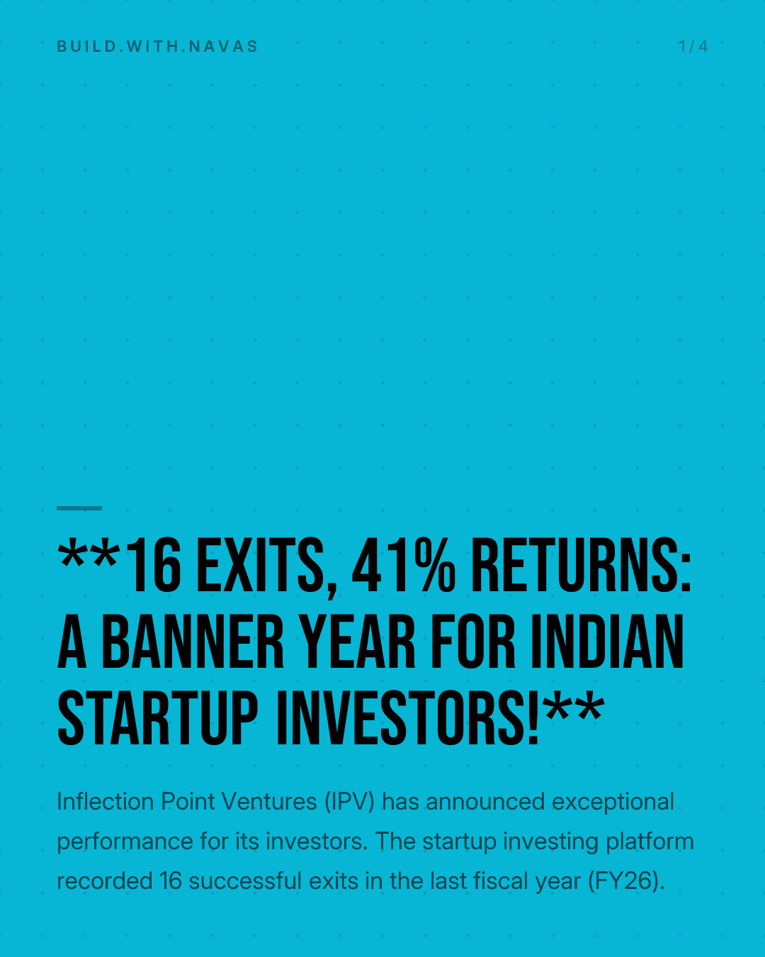 **16 Exits, 41% Returns: A Banner Year for Indian Startup Investors!**