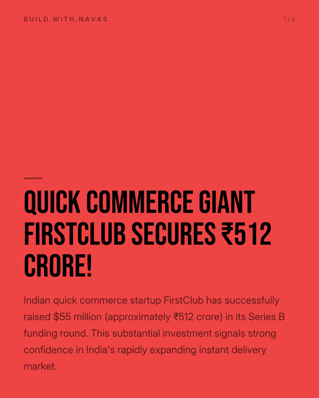 Quick Commerce Giant FirstClub Secures ₹512 Crore!