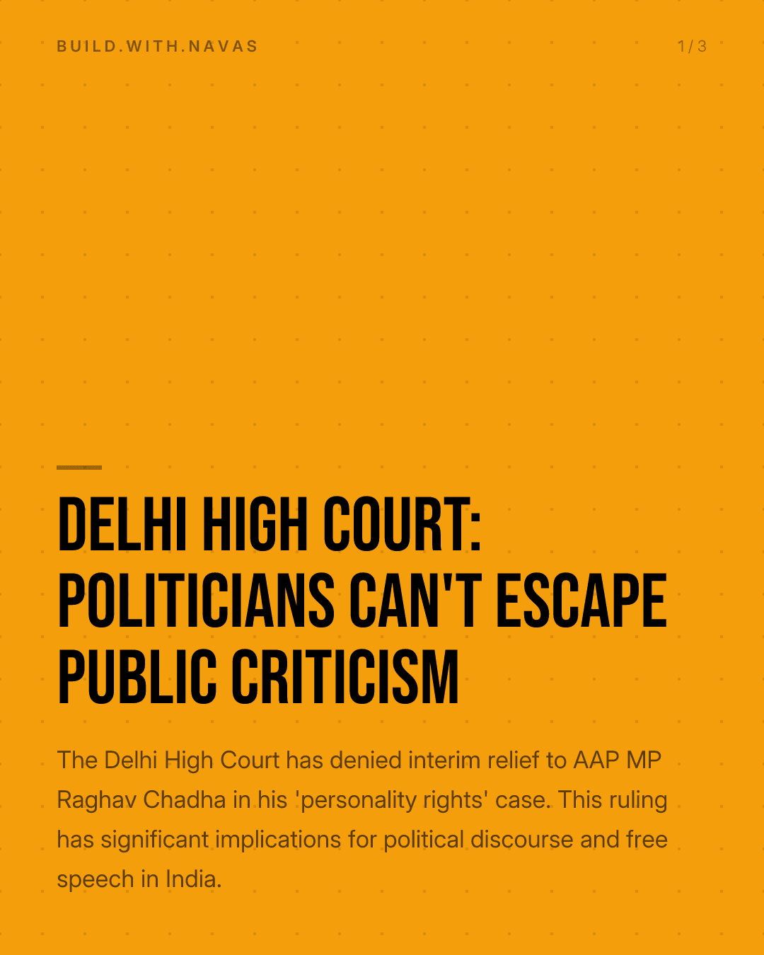 Delhi High Court: Politicians Can't Escape Public Criticism