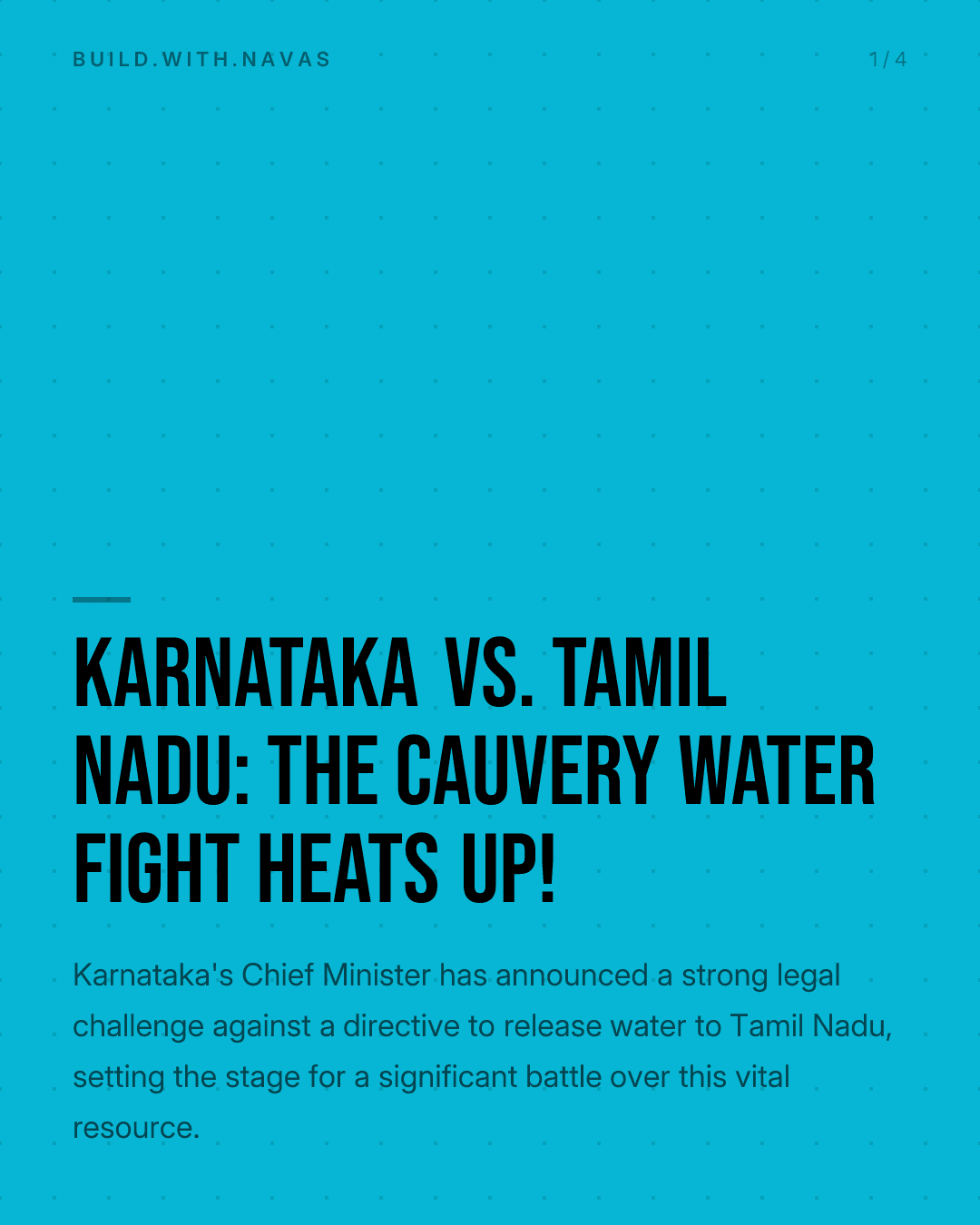 Karnataka vs. Tamil Nadu: The Cauvery Water Fight Heats Up!